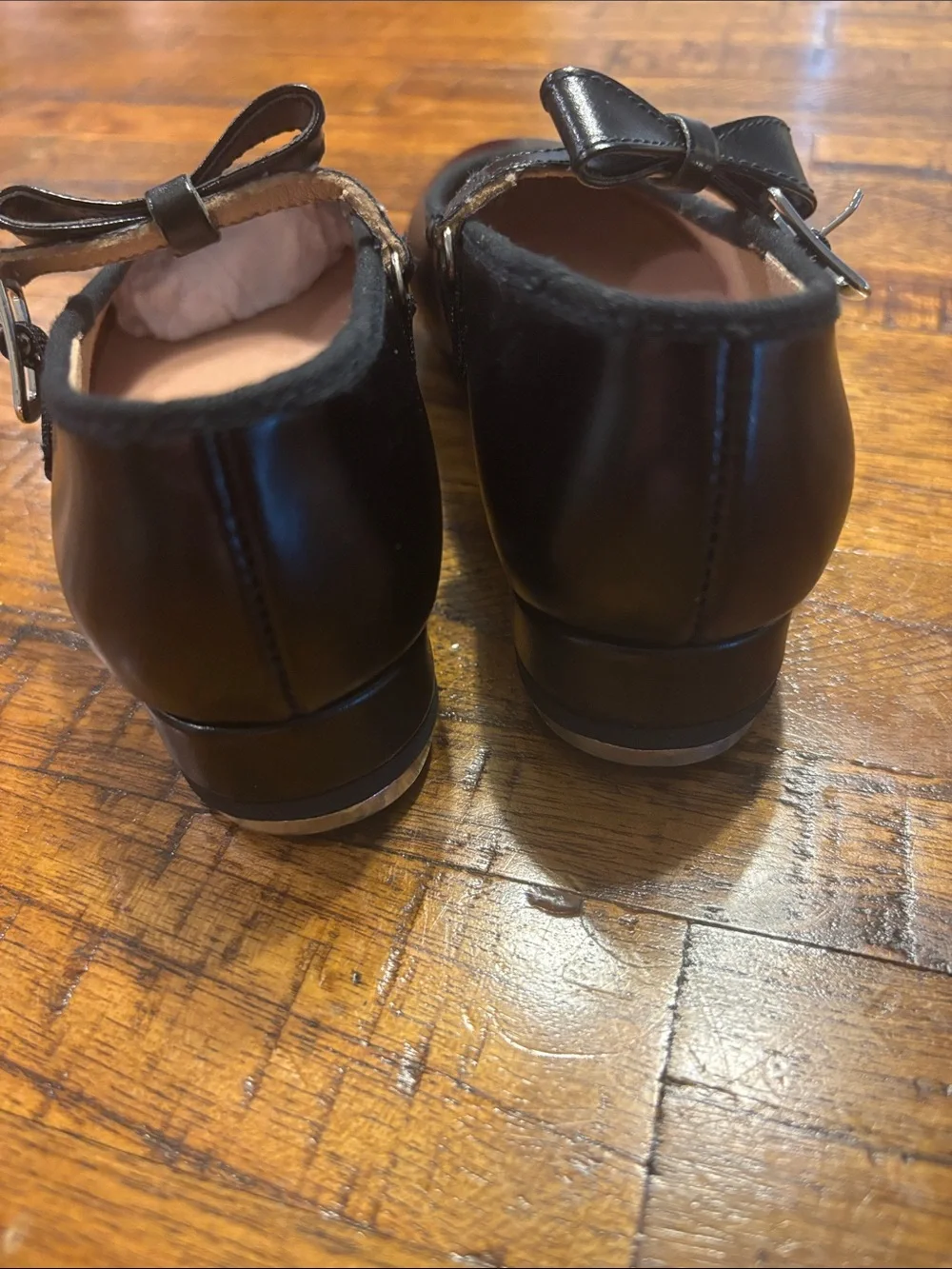 Bloch Girls Black Patent Mary Jane with Bow Strap